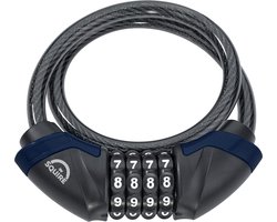 Squire Kilda Combi 10/600 - Fietsslot - Kabelslot - Cijferslot - Compact en flexibel slot - Lichtgewicht - 60 cm