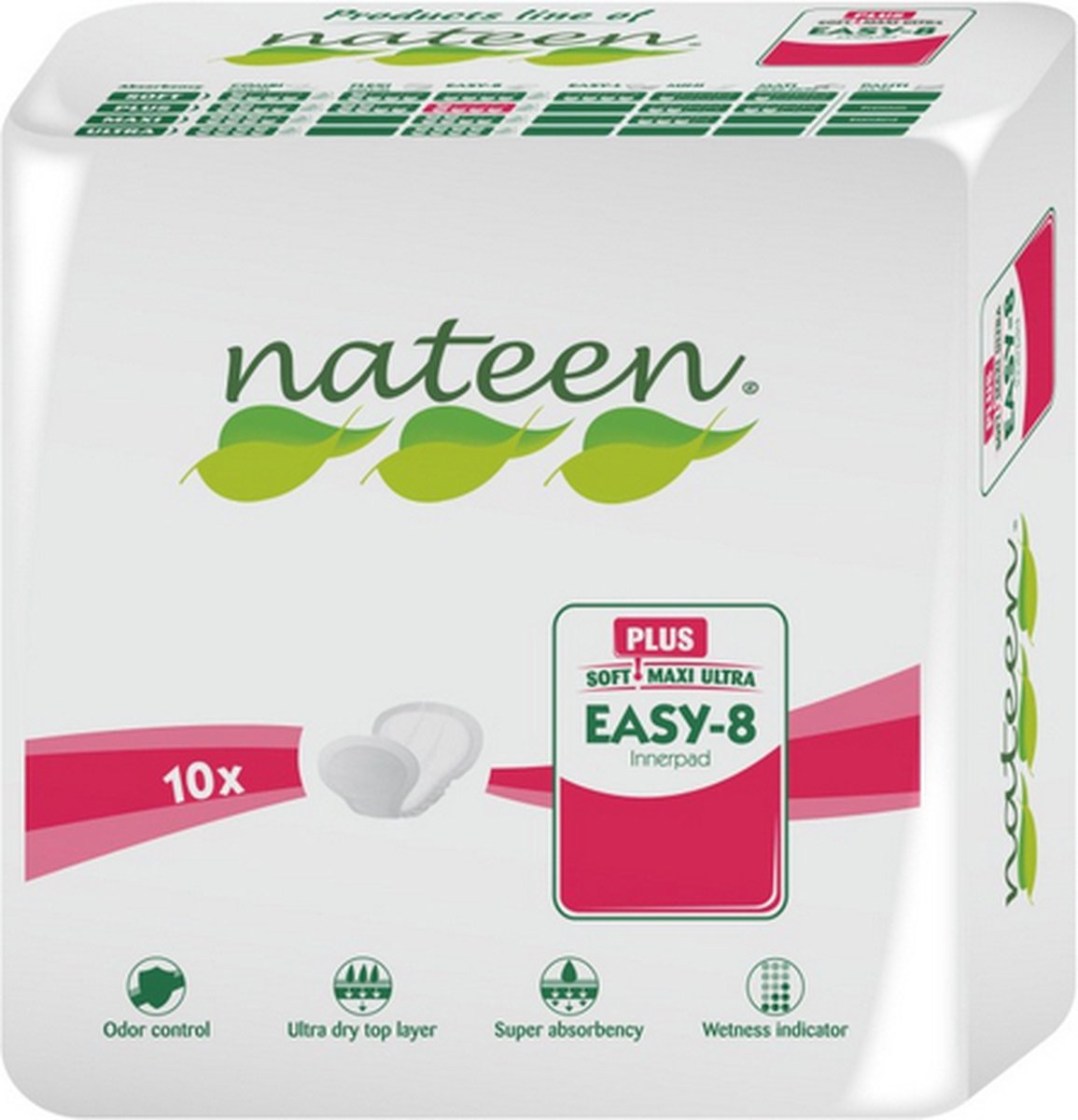 Goedkoopste Nateen Easy-8 Plus - 8 pakken van 10 stuks