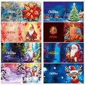 8 Diamond Painting Kerstkaarten