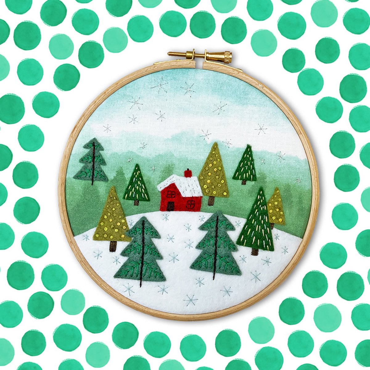 Bothy Threads Cottage In The Woods Vilt borduren (pakket) EFE2