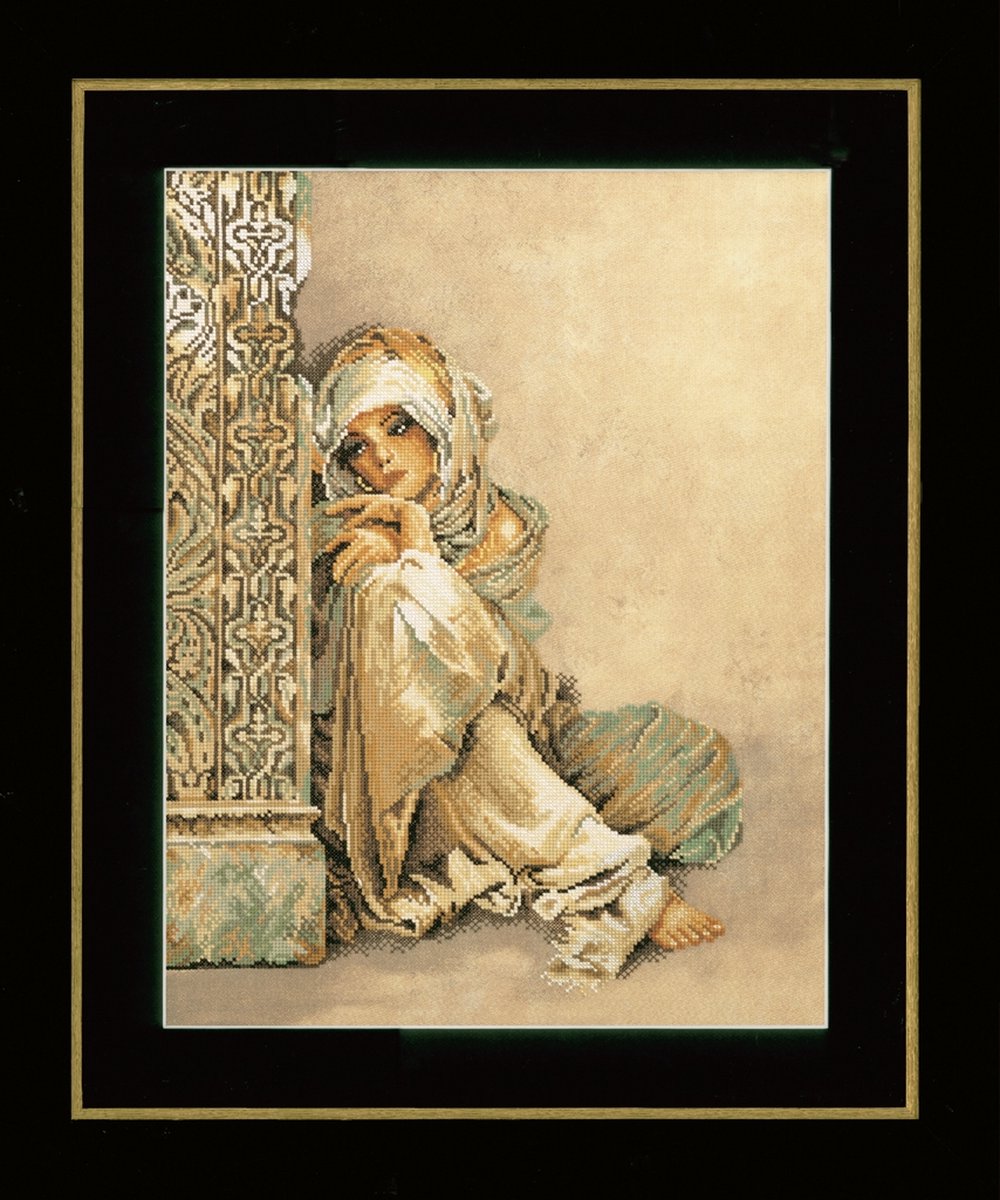 Lanarte borduurpakket Arabische vrouw pn-008001 borduren Telwerk