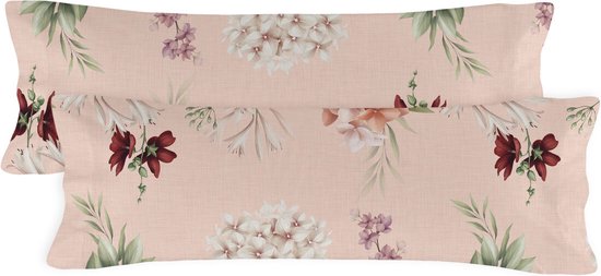 Kussensloop van perkalkatoen met bloemetjesprint voor kinderbed 50x75 cm - Home | MANGO België