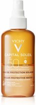 Vichy Capital Soleil SPF50 Zonbeschermend Water Optimale Bruine Teint - Lichaam 200ml