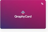 Digitaal Visitekaartje | NFC én QR-Code | Contactgegevens eenvoudig delen | Purple Gradient | QraphyCard