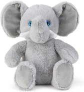 Heppy Planet 100% recycled Olifant licht grijs - 25 cm - 10"