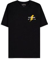 Pokémon - Pikachu T-shirt - Electrifying Art - Zwart - S