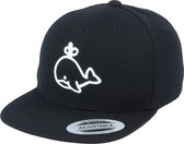 Hatstore- Kids 3D Whale Black Snapback - Kiddo Cap Cap