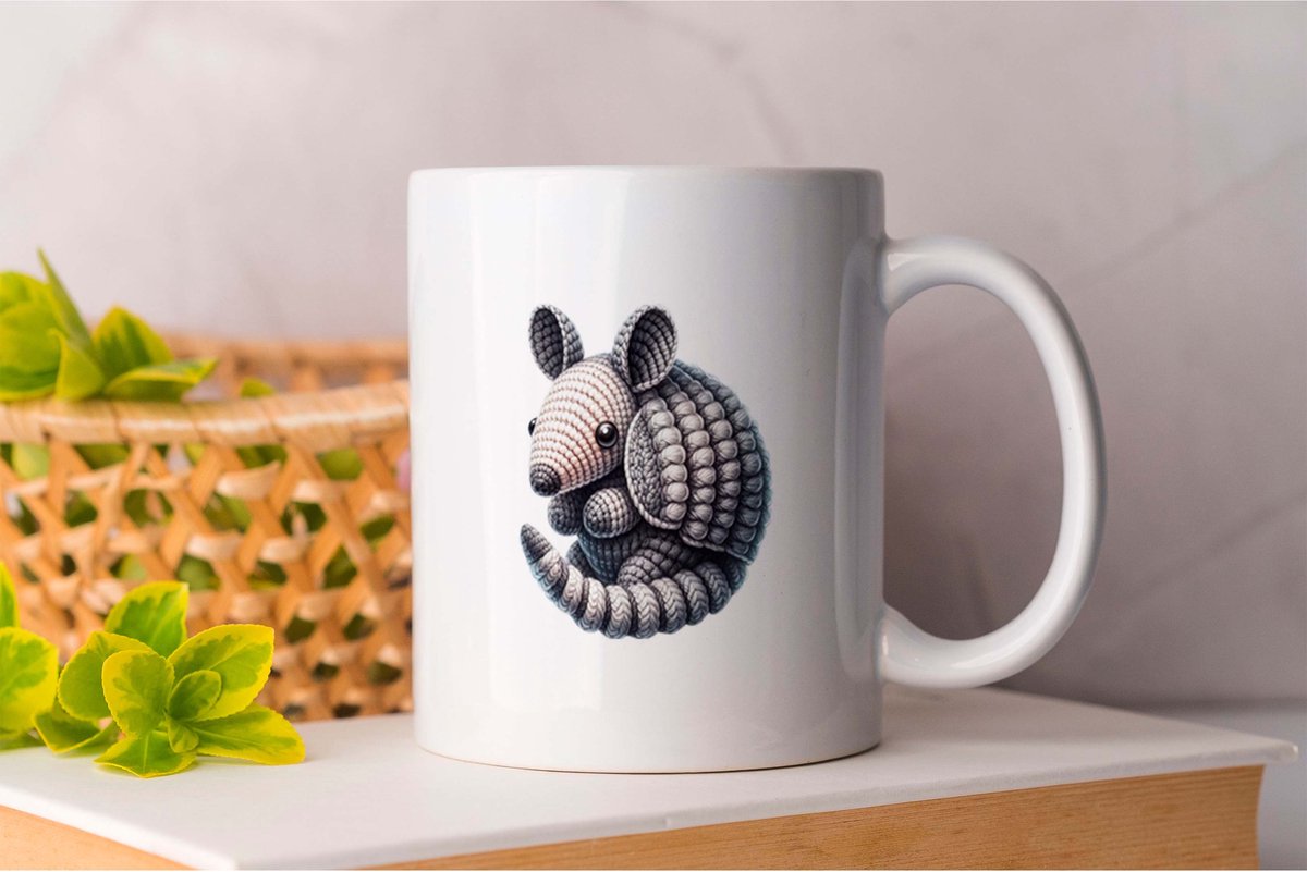 Mok Gordeldier plushy - Cute - Gift - Cadeau - Adorable - Sweet - Charming - Schattig - Lief - Snoezig - Leuk