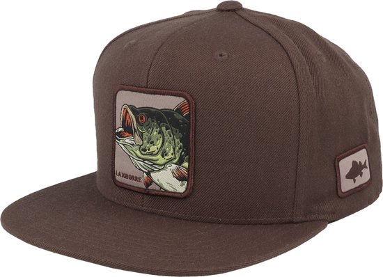 Hatstore- Laxborre Patch Brown Snapback - Skillfish Cap
