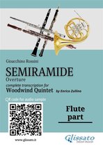 Semiramide - Woodwind Quintet 1 - Flute part of "Semiramide" overture for Woodwind Quintet