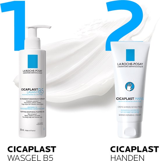 La Roche-Posay Cicaplast Handcrème - voor Droge, Geïrriteerde Handen met Kloven - 100ml