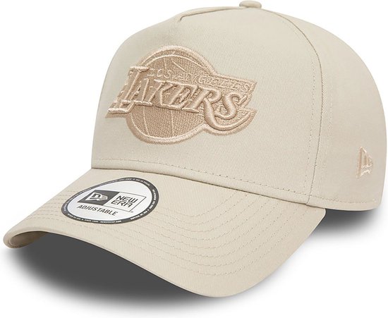 New Era LA Lakers NBA Light Beige 9FORTY E-Frame Cap