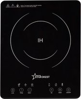 Inductie Kookplaat STARCREST SIH-T2000, Touchcontrol, 6 kookfuncties, Ultraslank ontwerp - Vrijstaand - 2000W - Zwart