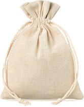 5 x Sacs en coton avec cordon / Sac cadeau Sacs en Tissus | sac de rangement | 25x30