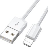Oplader Kabel Geschikt voor Apple iPhone en Apple iPad - 1 Meter - Lader - 8 Pin naar USB kabel snoer