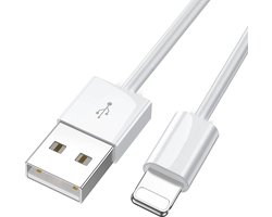 Oplader Kabel Geschikt voor Apple iPhone en Apple iPad - 1 Meter - Lader - 8 Pin naar USB kabel snoer