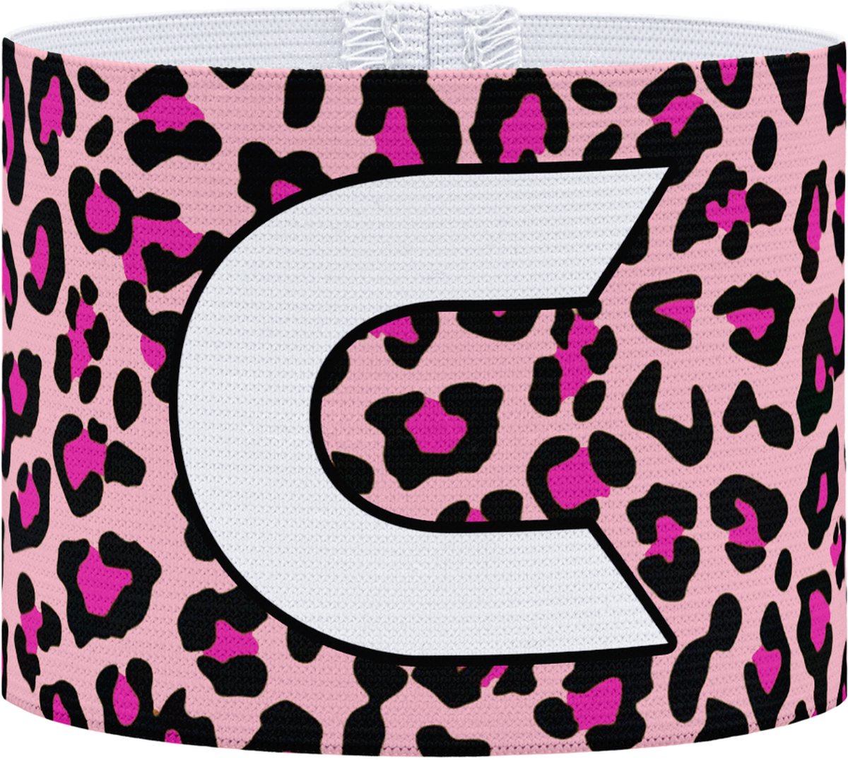 Aanvoerdersband - Panter roze - Senior