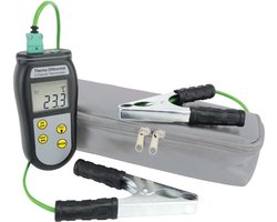 ETI - HVAC Temperatuurverschil Thermometer Kit- Ideaal voor Radiatoren, Airco, Luchtkanalen, Koeling, etc. - Voor de Professionele Installateur.