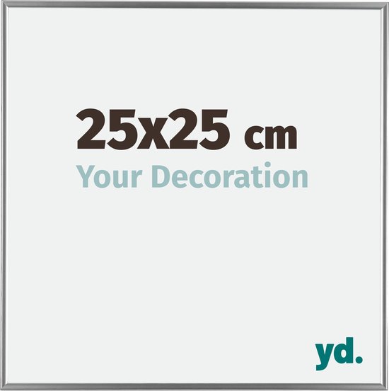 Cadre Photo Your Decoration Evry - 25x25cm - Argent
