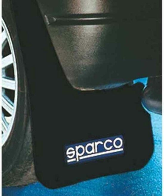 Garde-boue universels Sparco 'Large' - Zwart, lot de 2 pièces