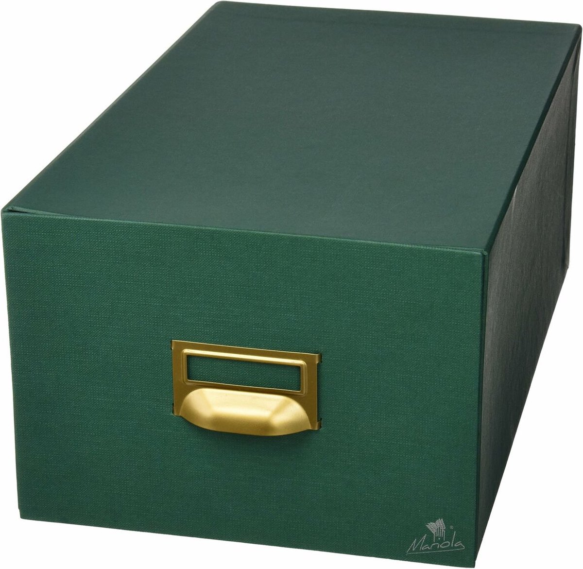 Vulbare opbergkest Mariola Groen (22 x 15,5 x 35 cm)