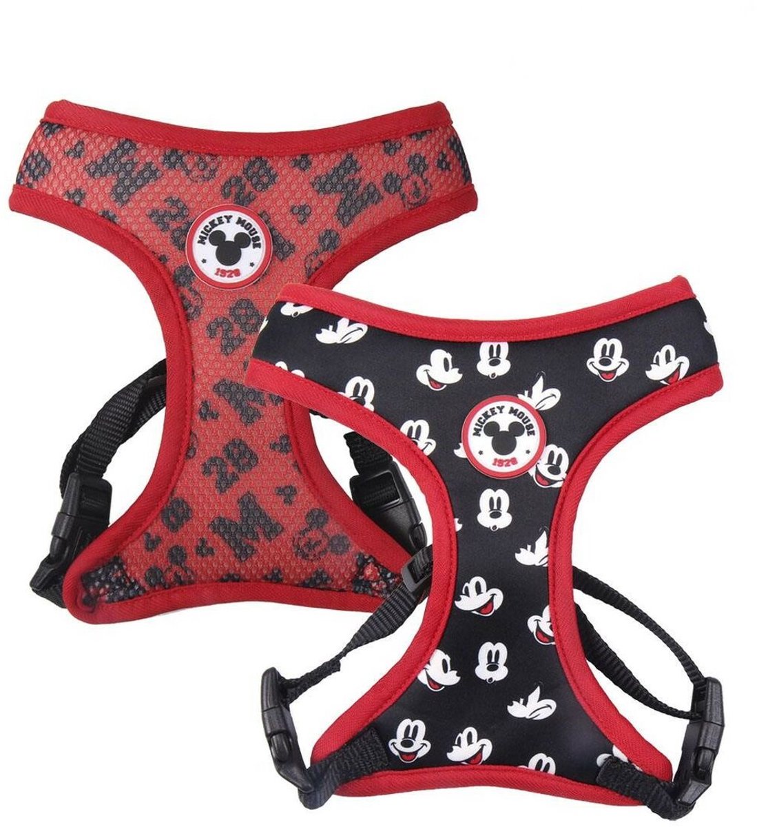 Hondentuigje Mickey Mouse S/M Zwart