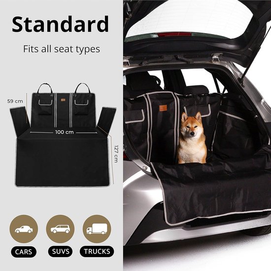 Kofferbakmat, compatibel met Volkswagen Passat B8 Sedan 2014- / 2019, antislipmat, auto, 100% precies passende rubberen mat, beschermmat, antislip