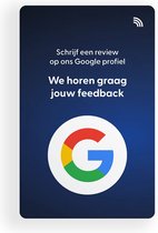 Google Review Kaart | Vraag op een unieke manier om reviews en feedback | NFC én QR-Code