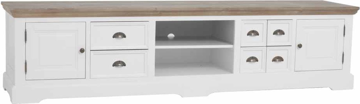 Tower Living Fleur tv-meubel - 220 cm - wit