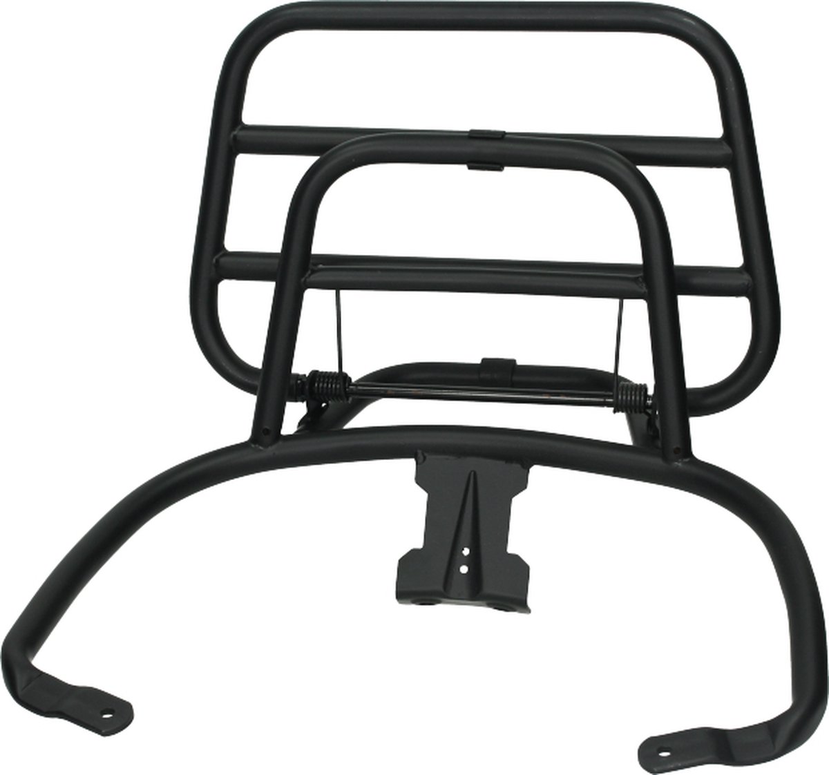Achterdrager opklapbaar voor Vespa Primavera, Sprint mat zwart