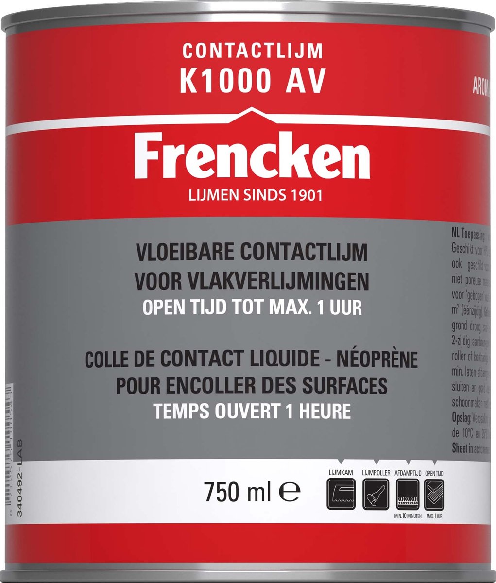 Frencken Contactlijm k1000 av 2,5 l