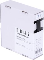 TD47 Krimpkous Box H-5(3x)-F 12.0Ø / 4.0Ø 2,5m - Zwart