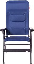 Happy Rhino - Algarve - Chaise de camping réglable, chaise de camping pliable, chaise de camping pliante - 7 positions différentes - Blauw