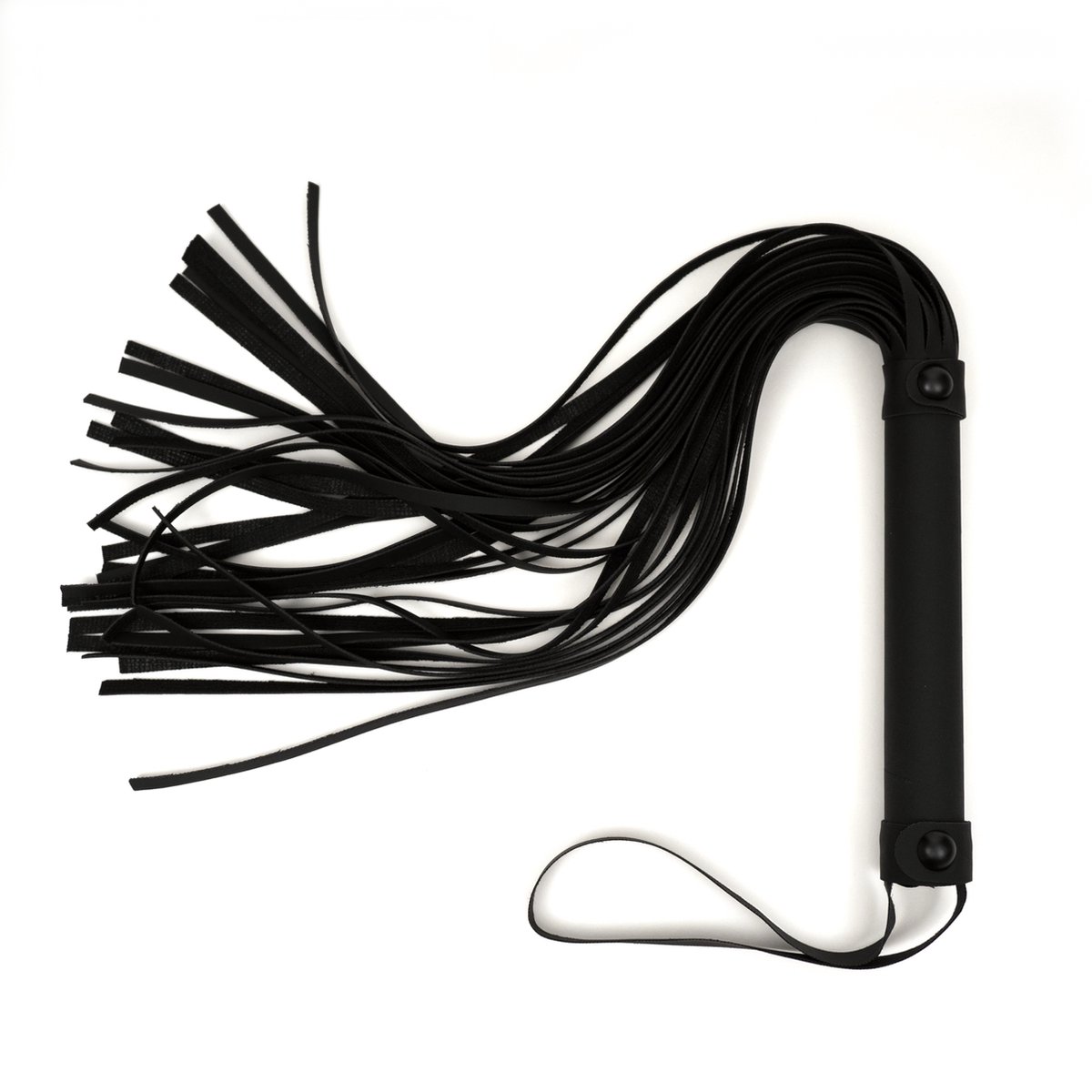 Goedkoopste Zweep flogger - Erotische Zweep – BDSM – Seks zweep – Bondage – Sm zweepje – Leer – Zwart - Flogger - SM
