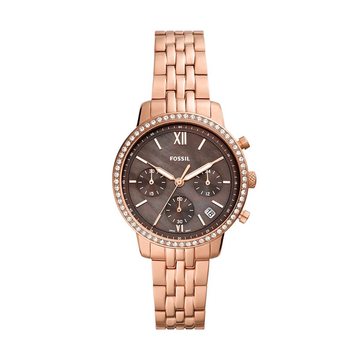 Fossil ES5218 Dameshorloge 36 mm - Rosékleurig