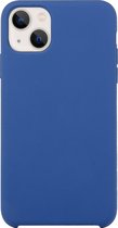 Mobigear Hoesje geschikt voor Apple iPhone 15 Plus Siliconen Telefoonhoesje | Mobigear Rubber Touch Backcover - Donkerblauw