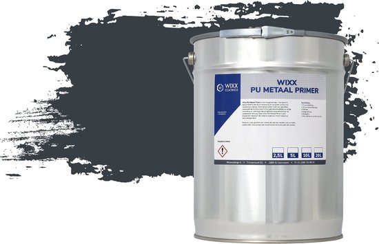 Apprêt Métallique PU Wixx - 10L - RAL 7016 | Gris antracite