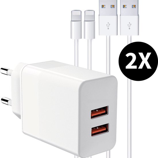 Snelle oplader en oplaadkabel voor iPhone 3 m snellaadkabel voor iPhone 14, 13, 12, 11 Pro Max/Mini/XS/X/8/SE/iPad 25 W USB-C-oplader met Lightning-kabel USB-C-voedingsadapterstekker