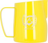 Barista Space - 450 ml Teflon Yellow Milk Jug (pitcher / opschuim kannetje)
