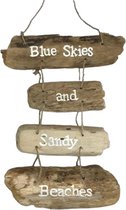 Driftwood (drijfhout) hanger Blue skies