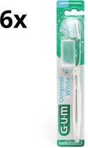 6x GUM Original White Tandenborstel - Soft - Voordeelverpakking