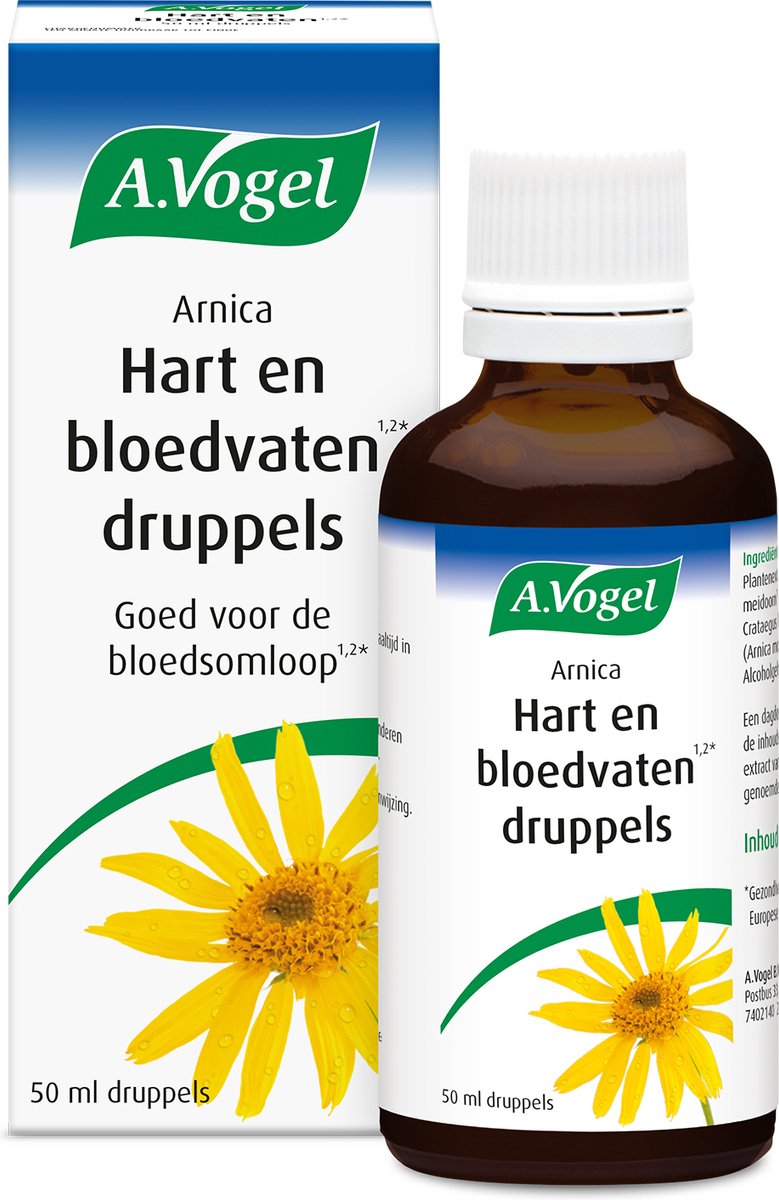 A.Vogel Arnica druppels - Arnica en Crataegus zijn goed voor de bloedsomloop.* - 50 ml - A.Vogel