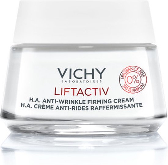 Vichy Liftactiv H.A. Anti-Rimpel Verstevigende Crème Zonder Parfum - Tegen huidveroudering - 50ml