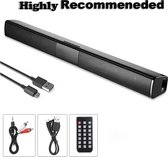 Ossa Soundbars voor tv - Speaker - Speaker Bluetooth - Incl batterij - Incl. Afstandsbediening - Incl. aansluitngskabels 55 x 5 x 5 cm -