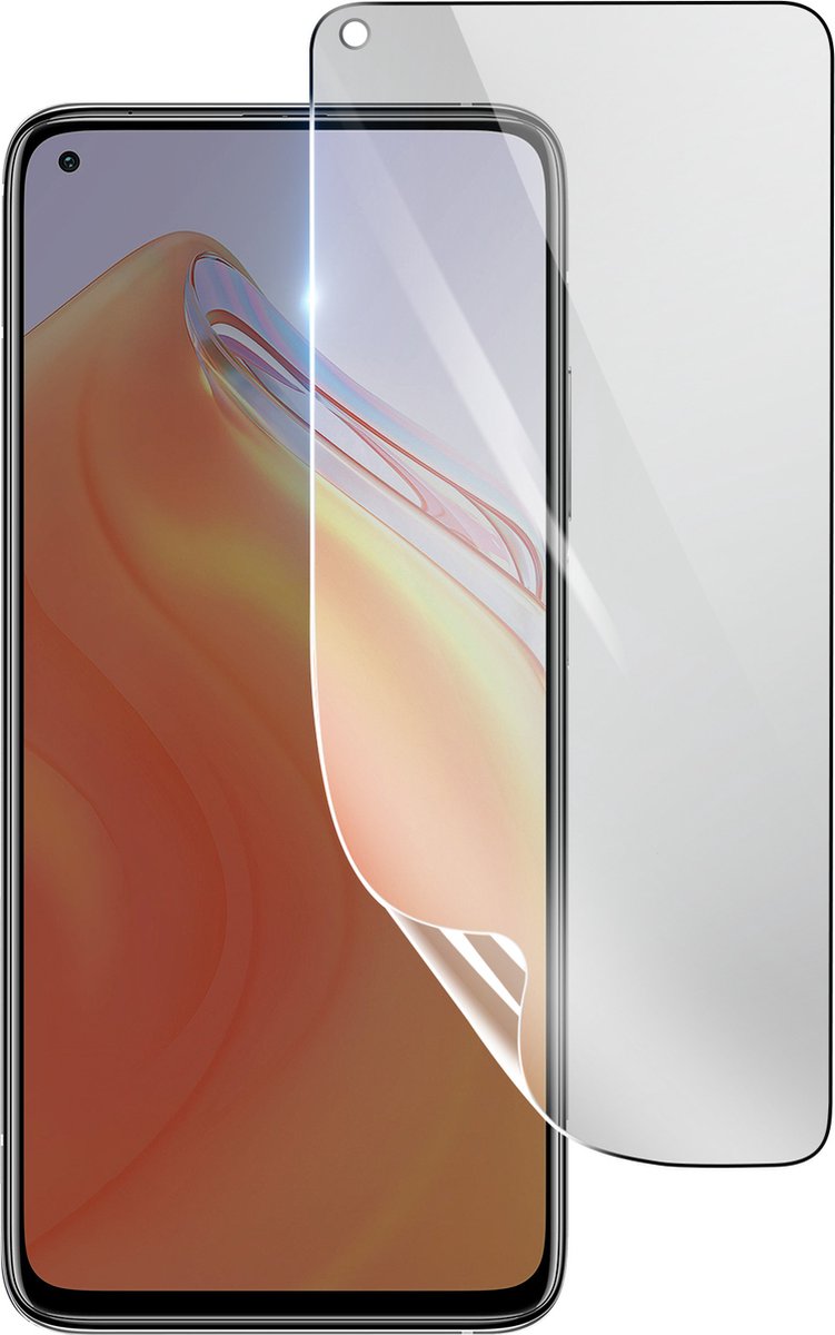3mk, Geschikt voor Xiaomi Mi 10T, Schokbestendige Hydrogel Screenprotector, Transparant