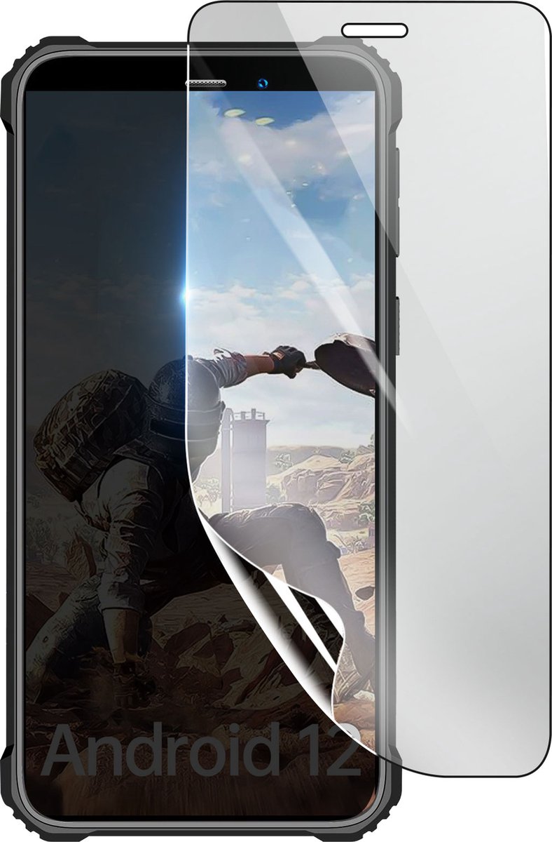 3mk, Geschikt voor Oukitel WP20, Schokbestendige Hydrogel Screenprotector, Transparant