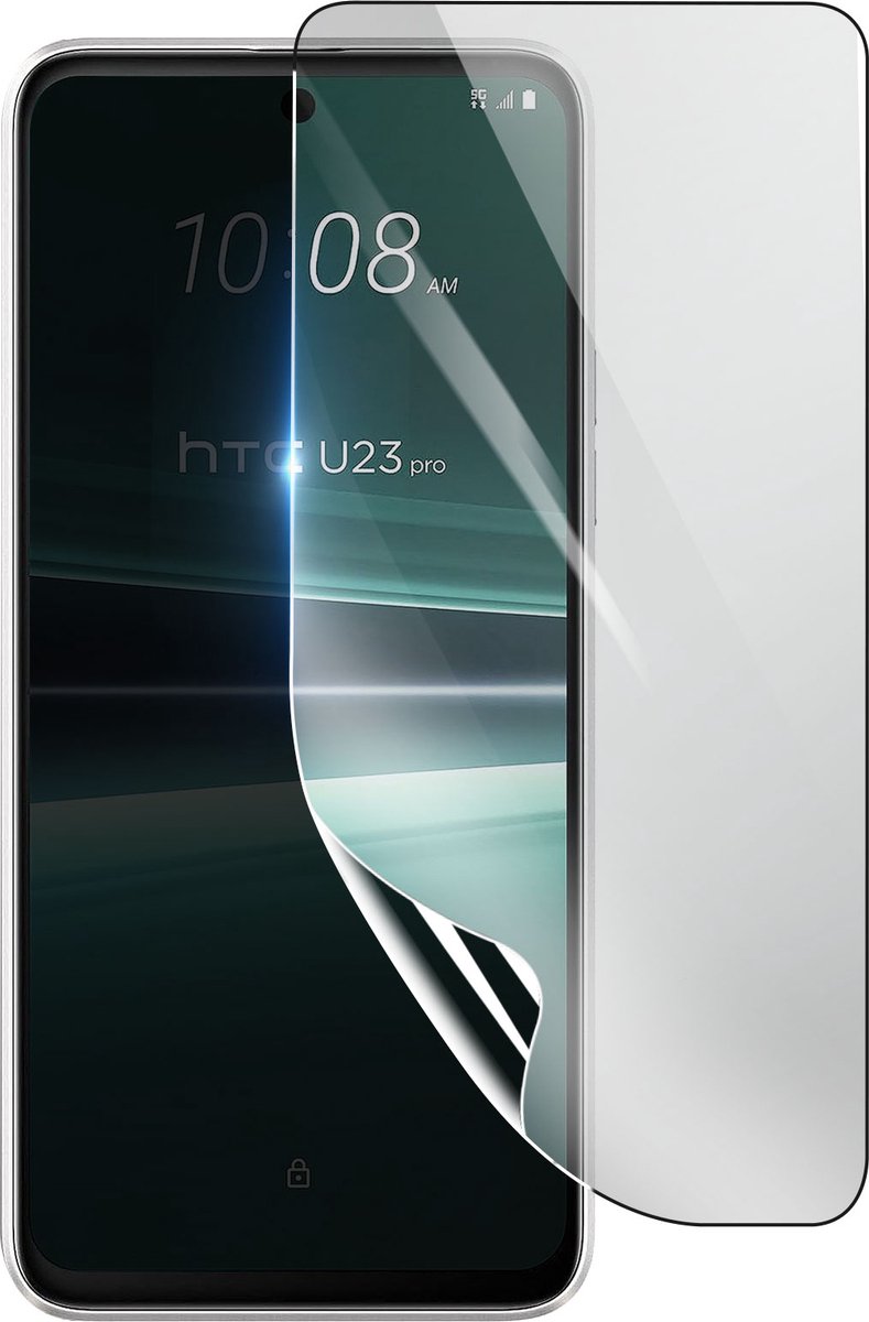 3mk, Geschikt voor HTC U23 Pro, Schokbestendige Hydrogel Screenprotector, Transparant