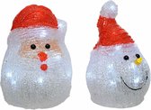 Decoratieve figuren Lumineo 491239 LED Binnenkant Santa Claus 10,5 x 10,5 x 15 cm