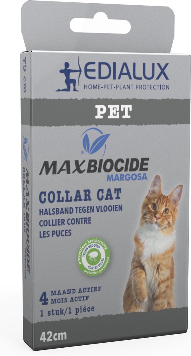 Max Biocide Cat & Dog collar 42cm 1 stk/pce