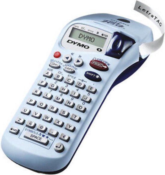 DYMO LabelManager 260 Label Maker | Rechargeable Letter Plier with QWERTY Keyboard | Includes Black and White D1 Label Tape (12mm) | For Home & Office : Dymo